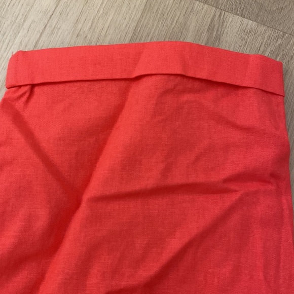 Pink J Crew Factory Linen Cotton Joggers - Picture 4 of 5